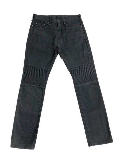 Neil Barrett Neil Barrett Black Distressed Bikers Jeans