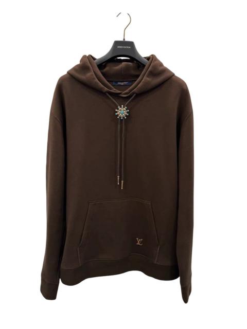 Brown bolo tie hoodie