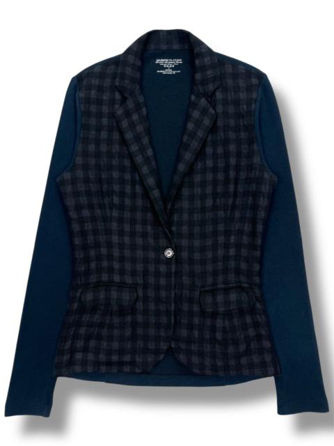 Majestic Filatures Checkered Hybrid Jacket