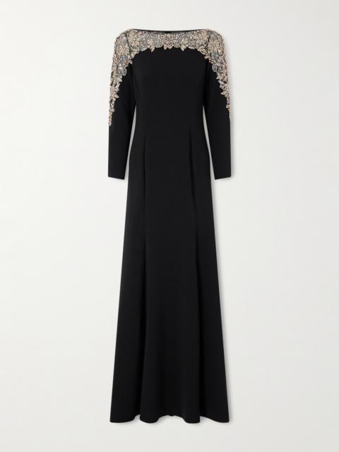 JENNY PACKHAM Embellished Jersey Gown
