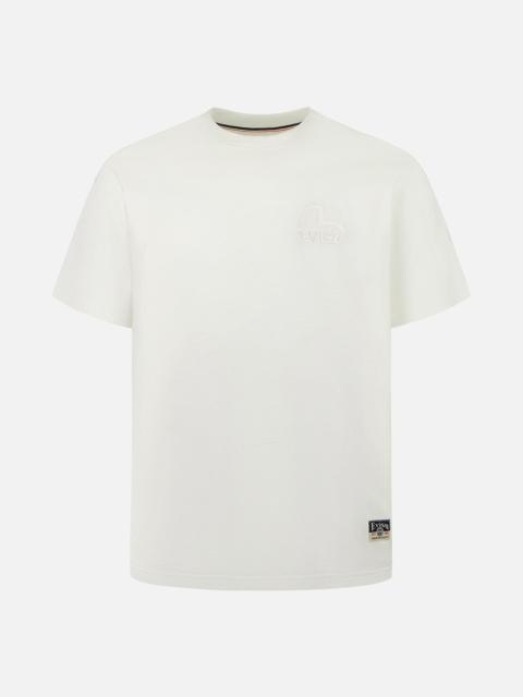 EVISU Seagull and Brand Logo Print Regular Fit T-shirt