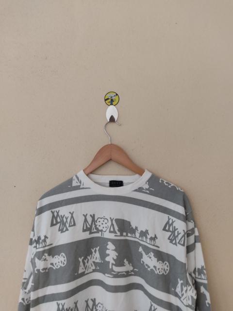 Other Designers Vintage - DUST COWBOY FULL PRINTED SWEATSHIRT MADE IN JAPAN