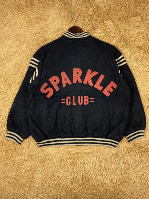Other Designers Vintage Sparkle Club Varsity Jacket DJ1004