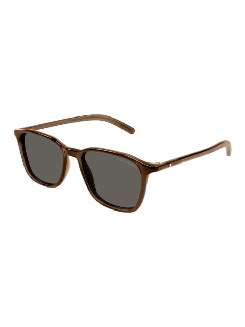 Montblanc Montblanc Smoke Square Men's Sunglasses MB0325S 003 53