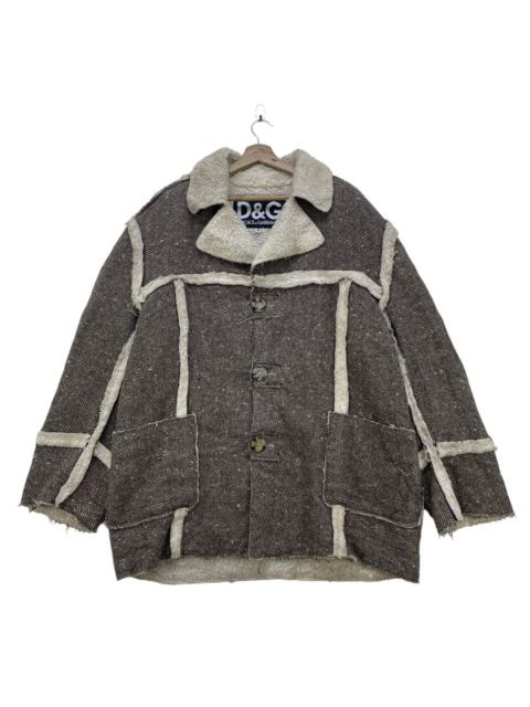 Dolce & Gabbana 🤝 Luxury Brand Dolce And Gabana Shearling Jacket