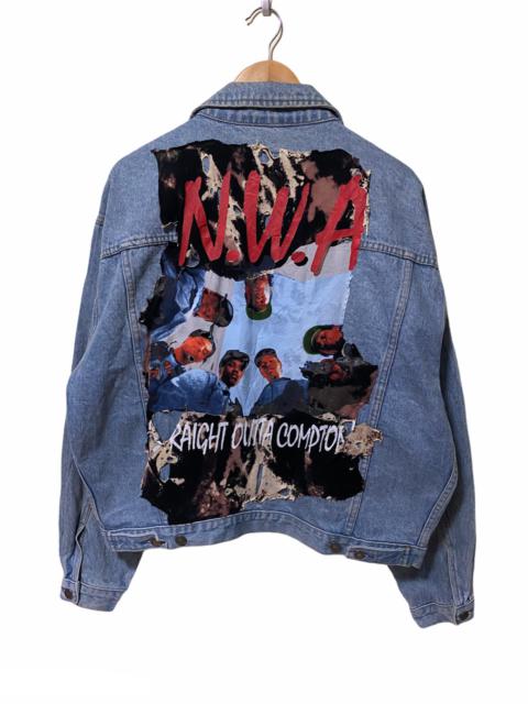 Other Designers Vintage - Vintage Custom GAP X NWA Straight Outta Compton Denim Jacket