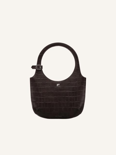 courrèges HOLY CROCO STAMPED BAG