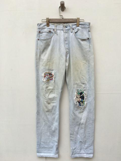 Other Designers Vintage - Vtg Levis Usa Patches Mickey Donald Duck Cartoon