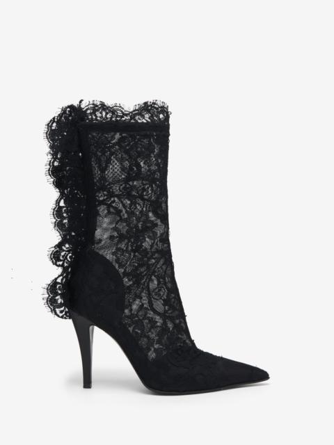 Alexander McQueen Heron Lace Boot