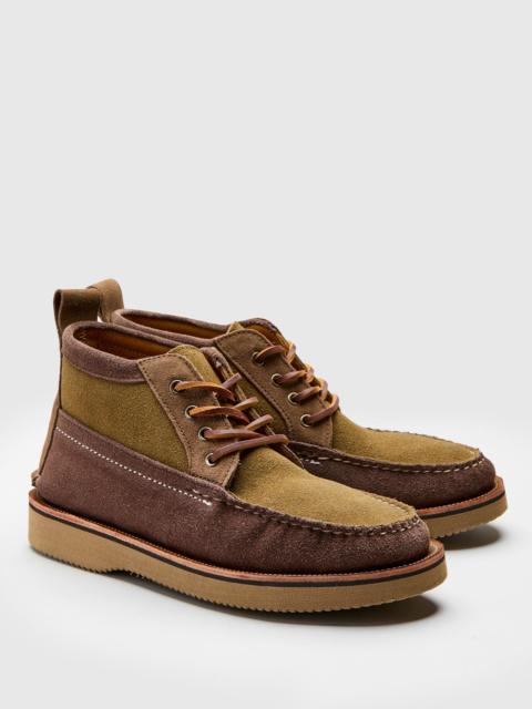 Easymoc Trailside Chukka Boot in Chocolate Suede Combo
