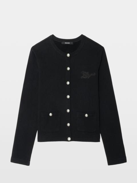 Zadig & Voltaire Cama Buttoned Sweatshirt