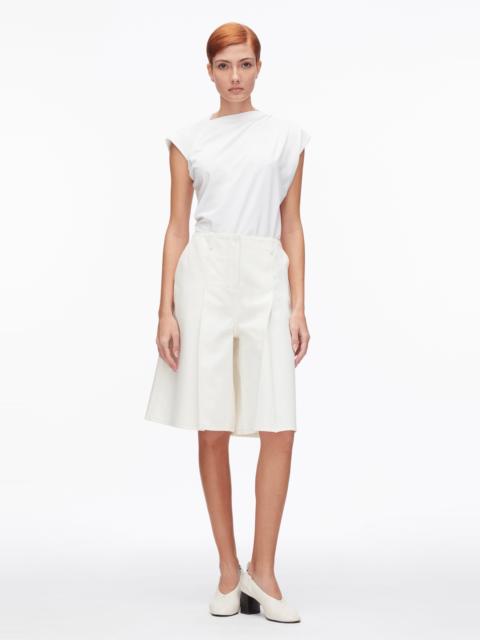 3.1 Phillip Lim Ghost Patch Lightweight Denim Bermuda Shorts