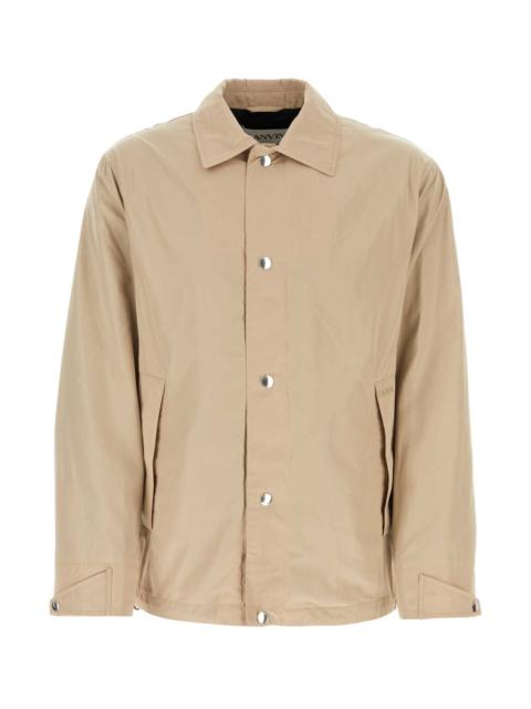Lanvin Lanvin Men Cappuccino Polyester Windbreaker