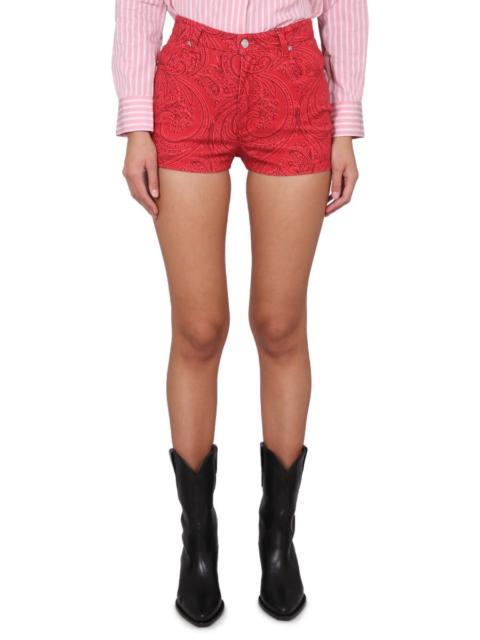 Etro Etro Women Paisley Print Shorts