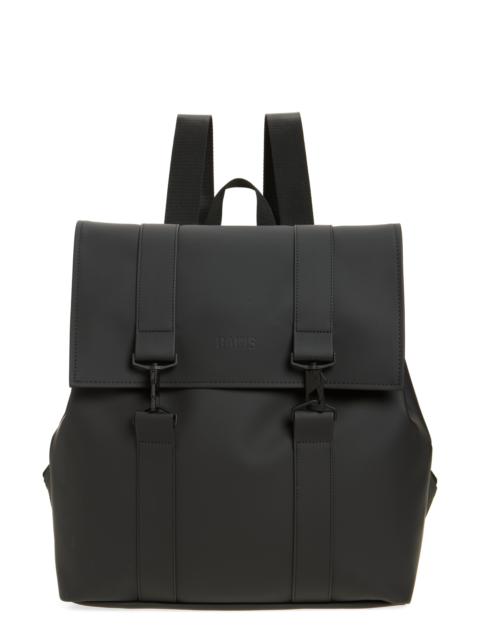RAINS Rains MSN Cargo Waterproof Backpack in Black at Nordstrom