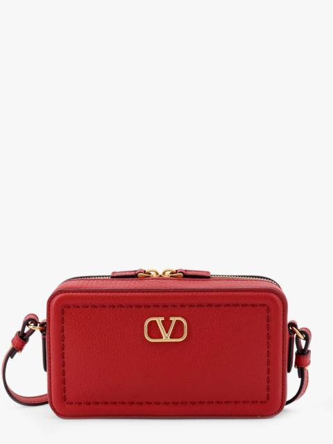 Valentino Valentino Garavani Women Valentino Garavani Alltime Leather Shoulder Bag With Vlogo Signature Detail