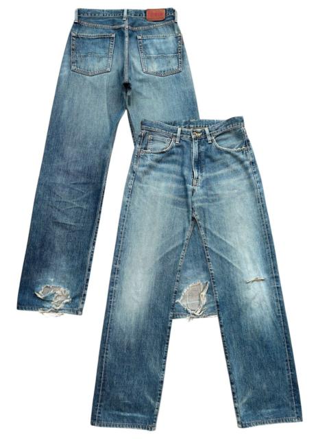 Other Designers Vtg Edwin 505X Selvedge Distressed Mudwash Jeans 31x32