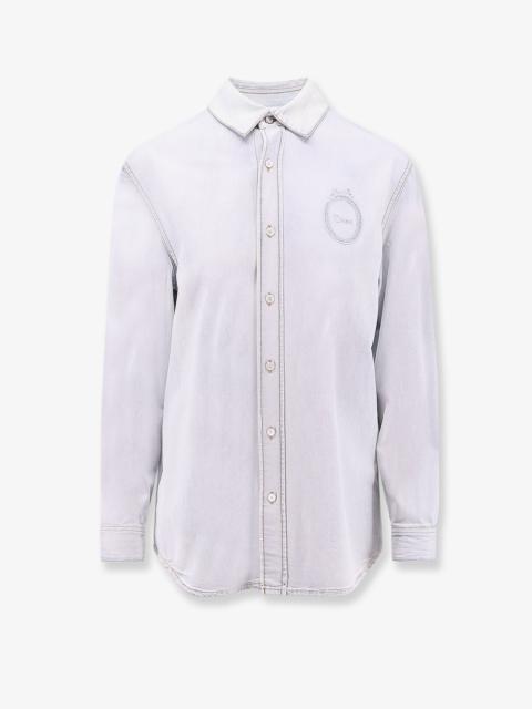 Dior Dior Cotton Denim Shirt Blue Women