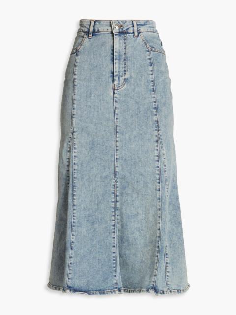 maje Denim midi skirt