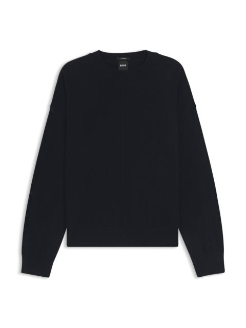 BOSS KNITTED SWEATER IN 100% CASHMERE
