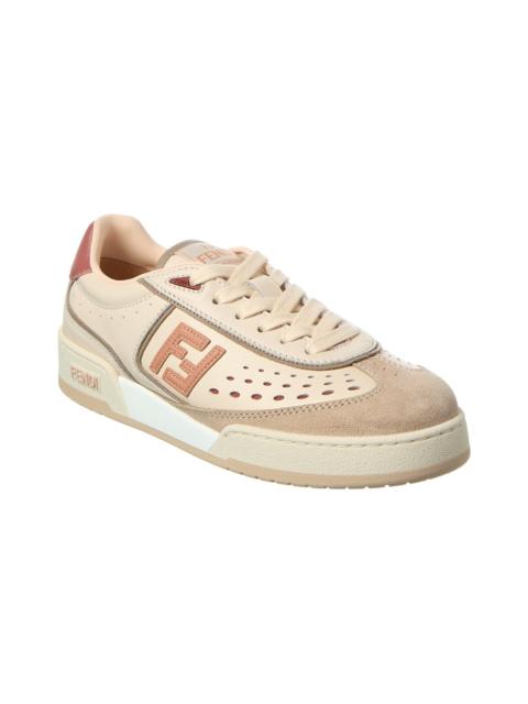 FENDI FENDI Match Leather & Suede Sneaker