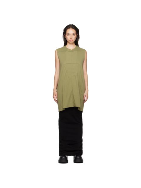 Rick Owens DRKSHDW Khaki Luxor SL Tank Top