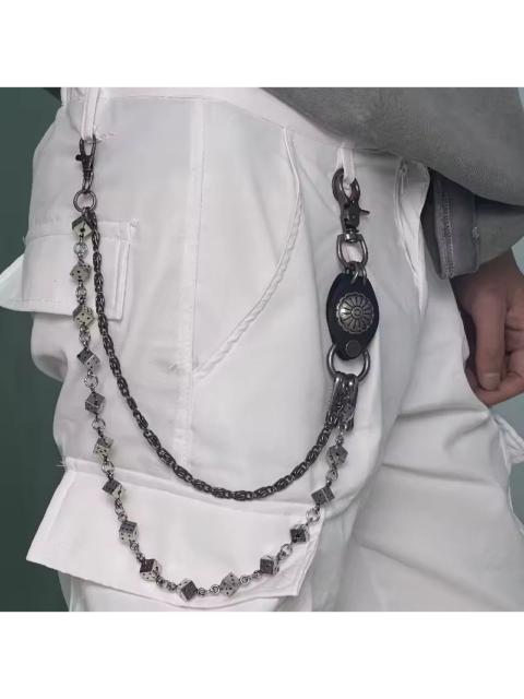 Other Designers Other - Silver Plated Dice Wallet Chain - Streetwear Accessory