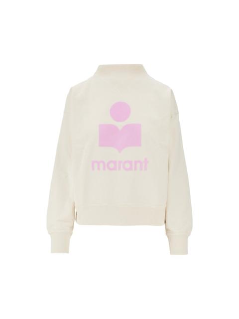 Isabel Marant Étoile 'MOBY' SWEATSHIRT WITH FLOCKED LOGO