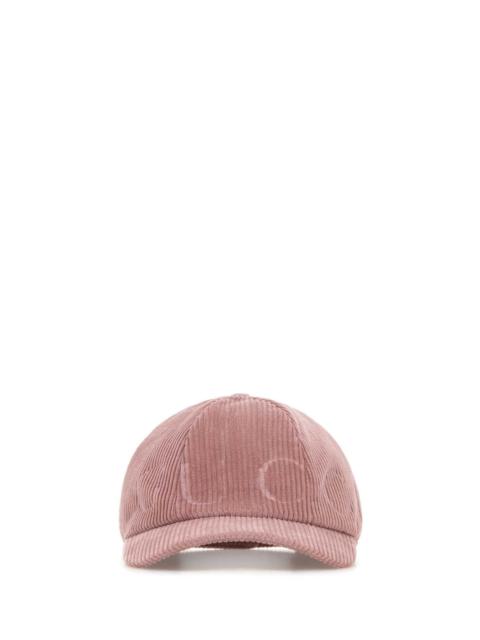 GUCCI Gucci Women Pink Corduroy Baseball Cap
