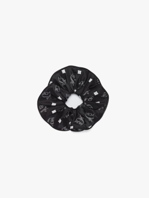 MCM Monogram Print Silk Scrunchie