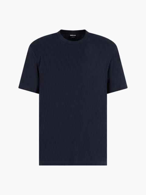 GIORGIO ARMANI STRETCH VISCOSE-BLEND CREW-NECK T-SHIRT
