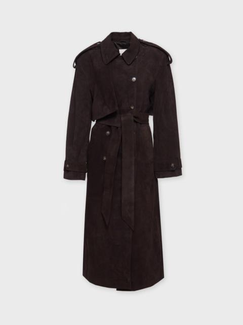 ALMADA LABEL Coat Sienna Suede Chocolate