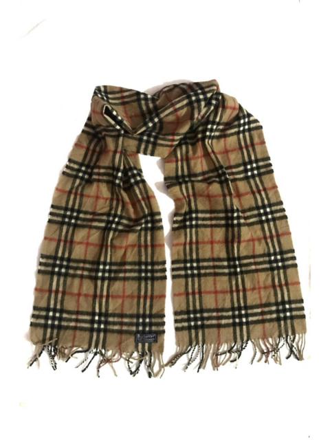 Other Designers Burberry Prorsum - Vintage Burberrys Nova Check Scarf/ Muffler/ Cashmere