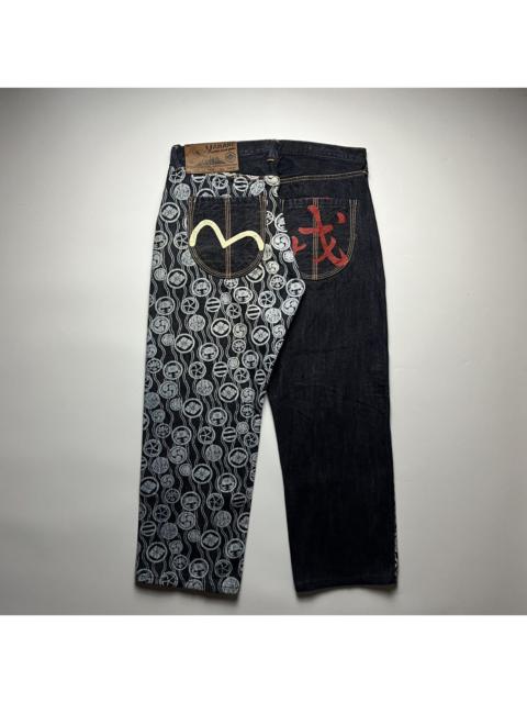 EVISU Yamane Industries - Evisu Split-Leg Selvedge Denim Jeans