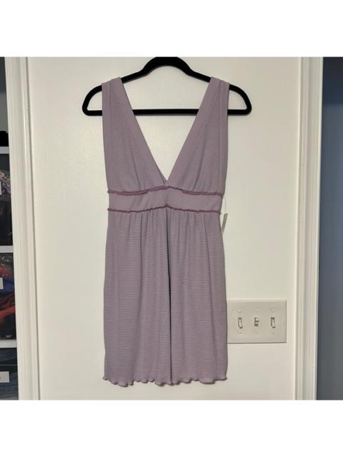 Other Designers Charlotte Ronson Y2K Light Purple Waffle Babydoll Dress