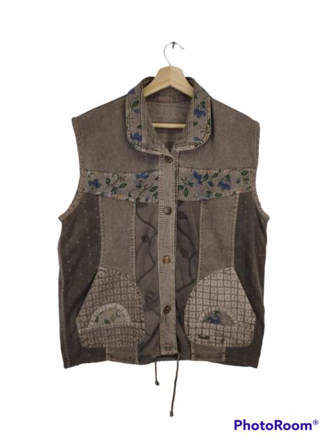 Other Designers Designer - OFFER💥 Vintage Vest Inspired Kapital Boro Style