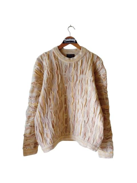 Other Designers Vintage Coogi 3D Wool Knitwear Heaven Tone