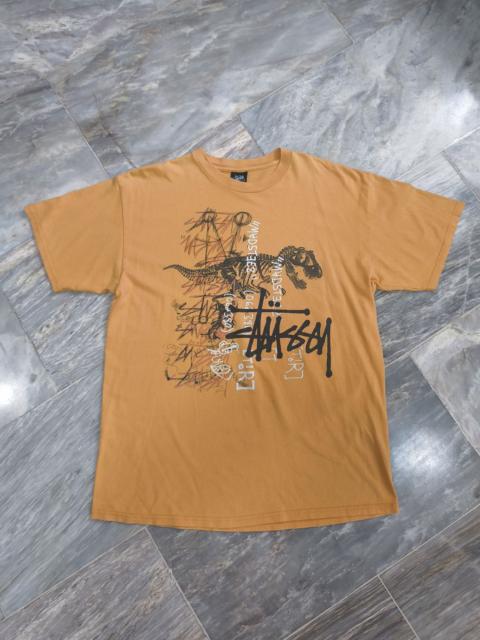 Stüssy Vintage Stussy Dinosaur Skeleton Tee