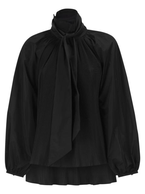 Max Mara Max Mara Women Mxevalle - Pleated Blouse With Neck Bow