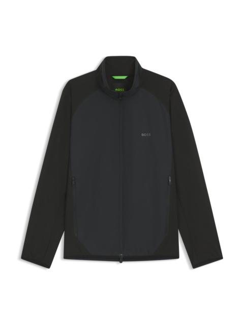 BOSS WATER-REPELLENT JACKET IN SUPER-STRETCH POPLIN