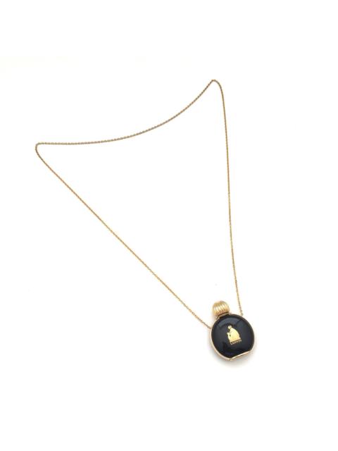 Lanvin Black & Gold Bottle Chain