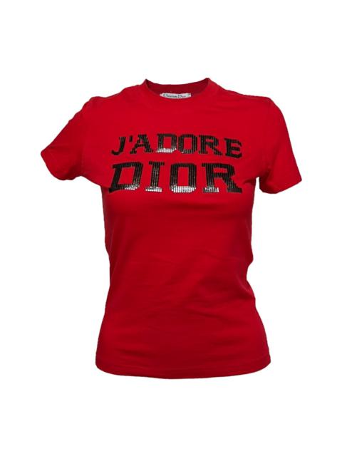 Dior CHRISTIAN DIOR Fall Winter 2003 "J'ADORE DIOR" Studded T-Shirt