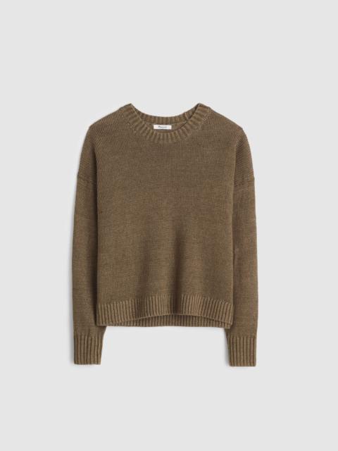 Madewell Linen Drop-Shoulder Sweater
