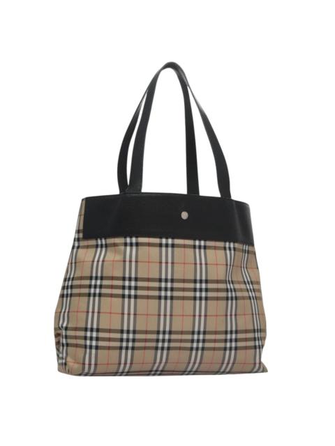Burberry Burberry Nova Check Shoulder Bag Canvas Beige