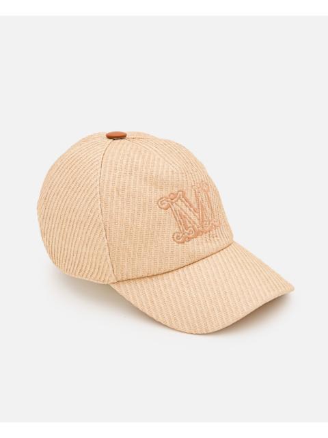 Max Mara Max Mara Women Jez Rafia Baseball Cap