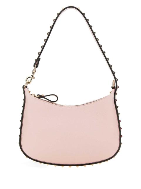Valentino Valentino Garavani Women Light Pink Leather Mini Hobo Rockstud Shoulder Bag