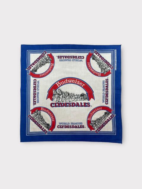 Other Designers Vintage - Budweiser World Famous Handkerchief Bandana Neckerchief