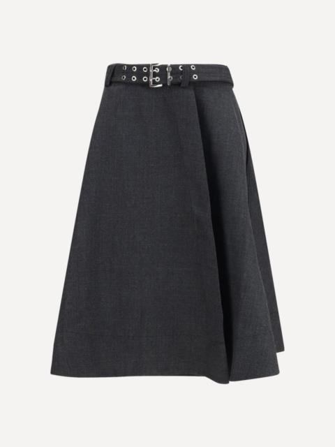GANNI Wool wrap Skirt