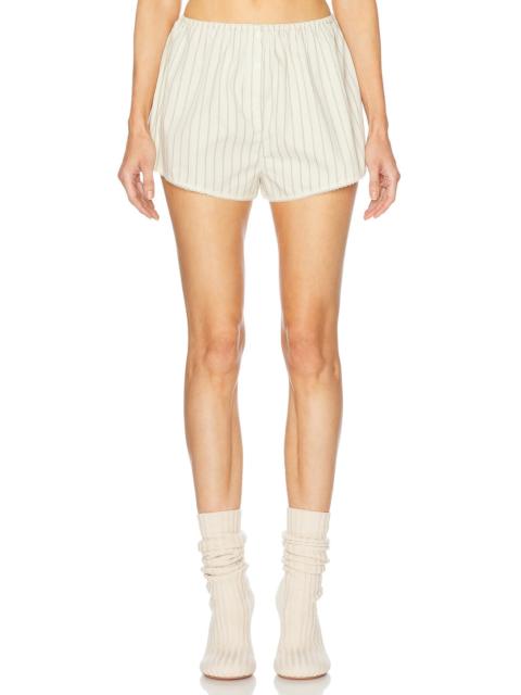 HELSA Pinstripe Poplin House Short