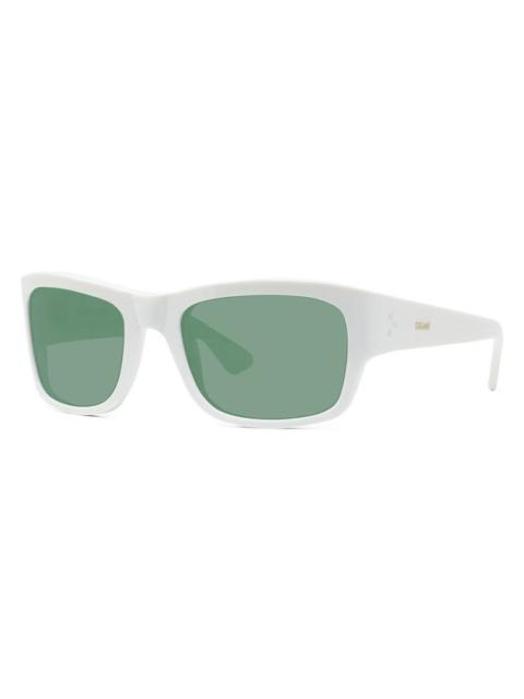 CELINE Celine Men's White Square Sunglasses CL40079I 25N